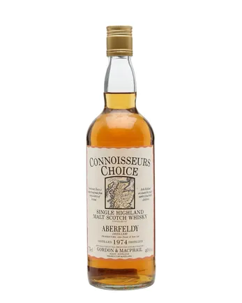 Aberfeldy 1974 Map Label Connoisseurs Choice Gordon & Macphail