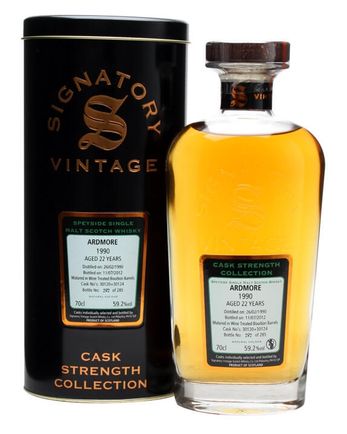 Ardmore 1990 22년산 Cask #30120 24 Signatory Cask Strength Collection