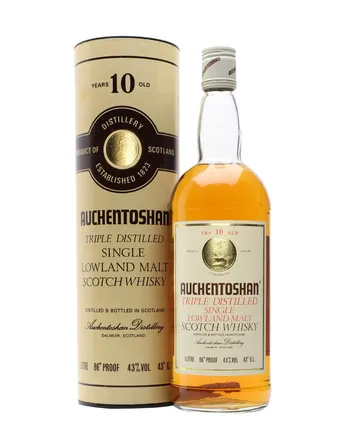 Auchentoshan 10년산 Travel Retail Bottled 1980s