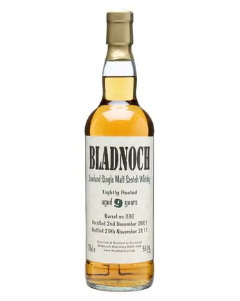 Bladnoch 2001 9년산 Lightly Peated Cask #338