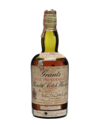 Grant's 12년산 Best Procurable 1930s