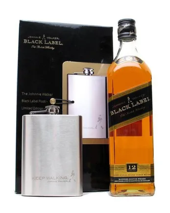 Johnnie Walker 12년산 Black Label Hip Flask Pack