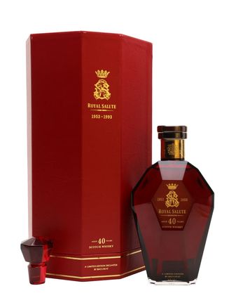 Royal Salute 40년산 Baccarat Ruby Crystal Decanter