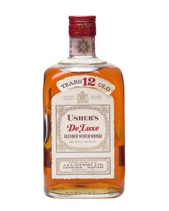 Usher's De Luxe 12년산 Bottled 1980s