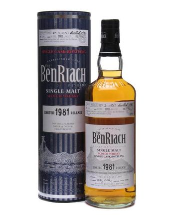 Benriach 1981 28년산 Bourbon Barrel #2589