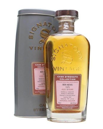 Ben Nevis 1975 30년산 Signatory