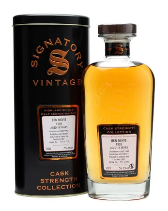 Ben Nevis 1992 19년산 Cask #2305 Signatory