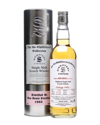 Ben Nevis 1993 17년산 Un Chillfiltered Collection Signatory