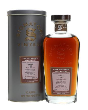 Brora 1981 26년산 Sherry Cask Signatory Cask Strength Collection