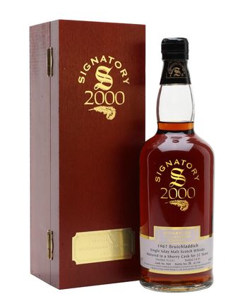Bruichladdich 1967 32년산 Sherry Cask #968 Signatory Wooden Box