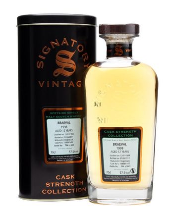 Braeval 1998 12년산 Casks #168861+62 Signatory Cask Strength Collection