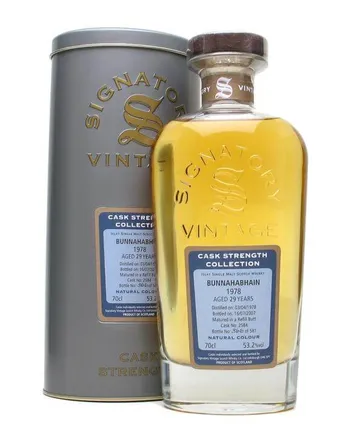Bunnahabhain 1978 29년산 Signatory Cask Strength Collection