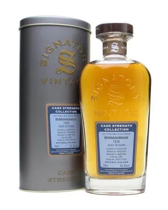 Bunnahabhain 1978 30년산 Cask #2585 Signatory Cask Strength Collection