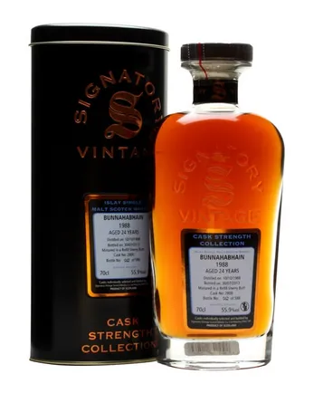 Bunnahabhain 1988 24년산 Sherry Cask Signatory Cask Strength Collection