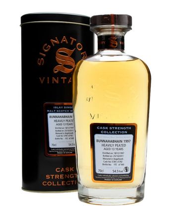 Bunnahabhain 1997 13년산 Casks #5781 2 Peated Signatory Cask Strength Collection