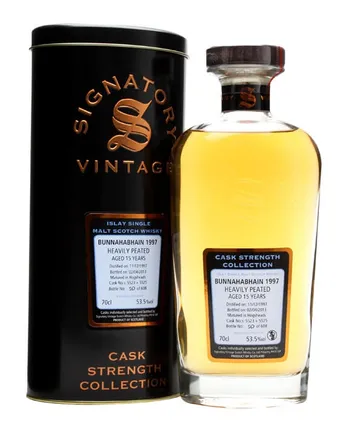 Bunnahabhain 1997 15년산 Heavily Peated Signatory Cask Strength Collection
