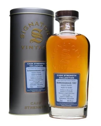 Bunnahabhain 1997 10년산 Sherry Butt Signatory Cask Strength Collection