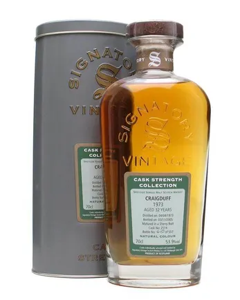 Craigduff 1973 32년산 Sherry Butt Signatory Cask Strength Collection Bottled 2005