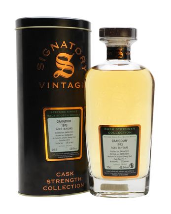 Craigduff 1973 38년산 Sherry Cask #2517 Signatory Cask Strength Collection