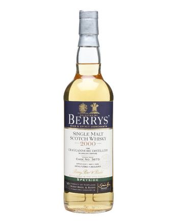 Cragganmore 2000 11년산 Cask #3673 Berry Bros & Rudd