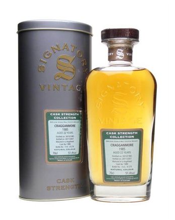 Cragganmore 1985 22년산 Signatory Cask Strength Collection