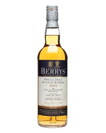 Caol Ila 1982 28년산 Cask #6514 Berry Bros & Rudd