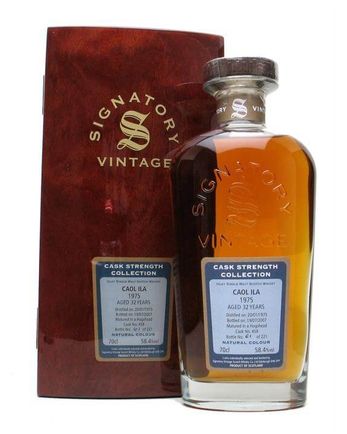Caol ila 1975 32년산 Signatory Cask Strength Collection