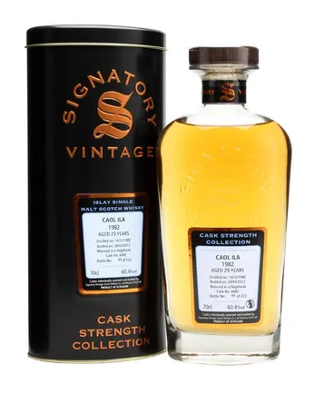 Caol Ila 1982 29년산 Cask #6482 Signatory Cask Strength Collection