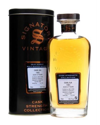 Caol Ila 1983 27년산 Cask #5283 Signatory Cask Strength Collection