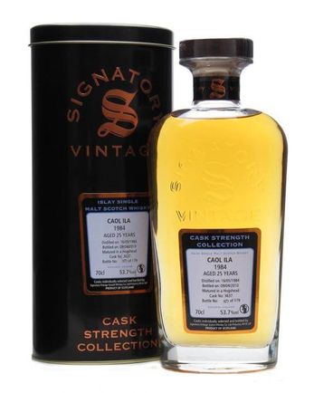 Caol Ila 1984 25년산 Cask #3637 Signatory Cask Strength Collection