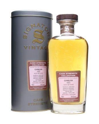 Clynelish 1973 33년산 Signatory Cask Strength Collection Bottled 2007
