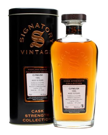 Clynelish 1995 16년산 Refill Sherry Butt #12795 Signatory Cask Strength Collection