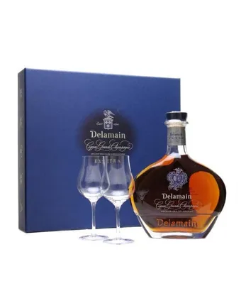 Delamain Extra Cognac Gift Pack 2 Tasting Glasses