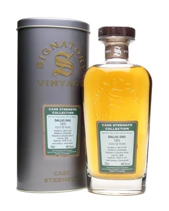 Dallas Dhu 1975 32년산 Bourbon Cask Signatory Cask Strength Collection