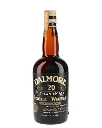 Dalmore 20년산 Bottled 1960s Brown Glass Black Label