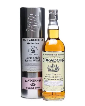 Edradour 1999 10년산 Un chillfiltered Signatory