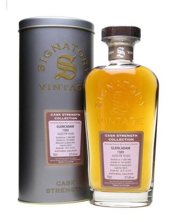 Glencadam 1989 19년산 Sherry Cask #6018 Signatory Cask Strength Collection