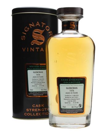 Glencraig 1976 35년산 Cask #4255 Signatory Cask Strength Collection