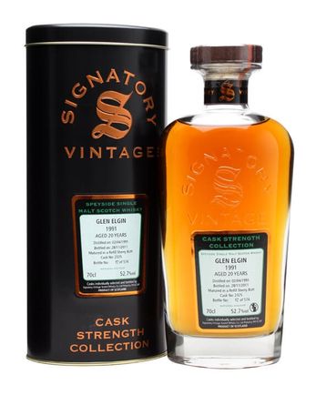 Glen Elgin 1991 20년산 Sherry Butt #2325 Signatory Cask Strength Collection