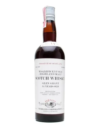 Glen Grant 14년산 Army Navy Stores Bottled 1960's Independent Bottling