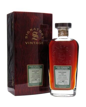 Glen Grant 1969 40년산 Sherry Cask #2016 Signatory Cask Strength Collection