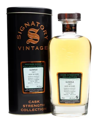 Glenisla 1977 34년산 Cask #19605 Signatory Cask Strength Collection