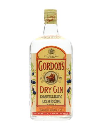 Gordon's Gin Spring Cap Bottled 1950s