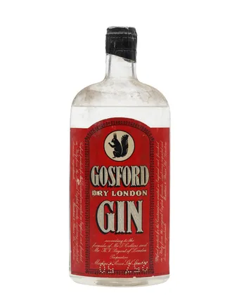 Gosford Dry London Gin Bottled 1950s