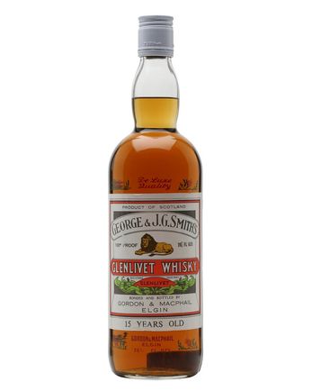 Glenlivet 15년산 Smith's Bottled 1970s Stencil Bottle Gordon & Macphail