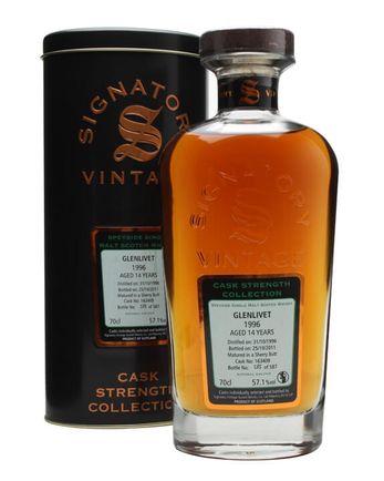 Glenlivet 1996 14년산 Cask #163409 Signatory Cask Strength Collection