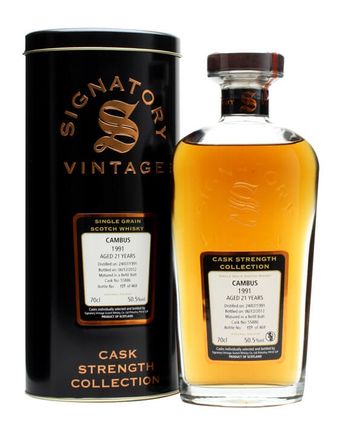 Cambus 1991 21년산 Refill Butt #55886 Signatory Cask Strength Collection