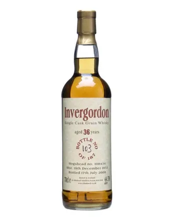 Invergordon 1972 Single Grain 36년산 Bladnoch Forum