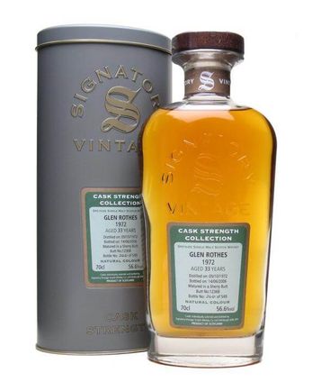 Glenrothes 1972 33년산 Sherry Butt Signatory Cask Strength Collection