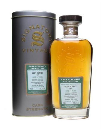 Glen Rothes 1995 14년산 Bourbon Cask Signatory Cask Strength Collection